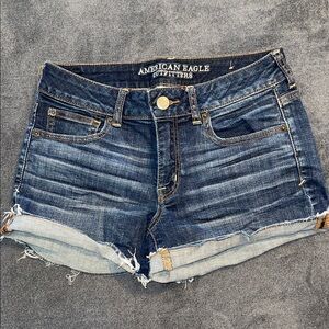 American Eagle Outfitters Dark Blue Jean Shorts